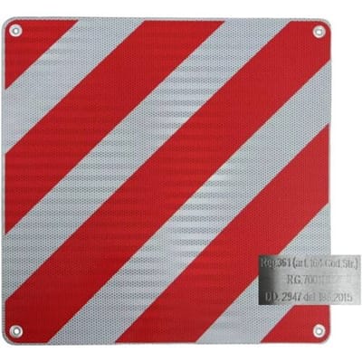 IWH 97606 Warntafel für Italien Bord uitstekende lading (b x h) 50 cm x 50 cm