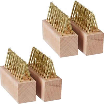 4x onkruidborstel - voegenborstel - onkruidverwijderaar zonder steel
