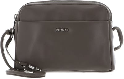 PICARD Leren schoudertas handtas Really Hand Bag Gravel Taupe