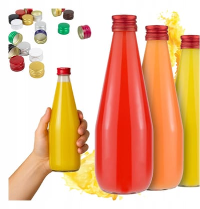 Kropla Serie - Glazen Fles - 700ml - Aluminium Dop - Modern Ontwerp