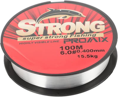 Visdraad Fluorocarbon Lijn - Nylon Vissnoer - Vissen Hengelsport - Slijtvast Duurzaam - 100 Meter - Transparant