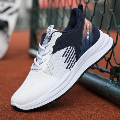 Sportschoenen Heren Herfst Nieuwe Trend Alles-match Outdoor Hardloopschoenen Ademend Vliegweefsel Casual Schoenen Langzaam 44