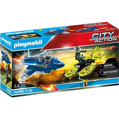 PLAYMOBIL City Action - Politiejet: Drone-achtervolging - 70780