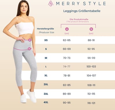 Merry Style MS-MS10-224-LE Dames Leggings met Kant - Sport - Vrijetijdsbroek - 7/8 Lengte - Viscose - Zwart - XS