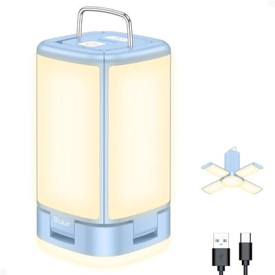 SnelShoppen - Led Campinglamp 116 LEDs Superhelder, USB Oplaadbaar, 7 Lichtmodi, Multifunctionele Tentlamp voor Kamperen, Wandelen, Noodgevallen - Sie
