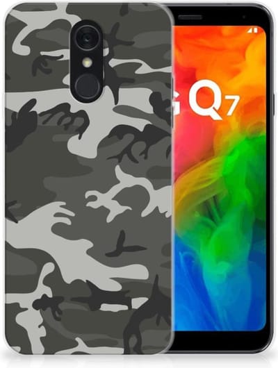 LG Q7 TPU bumper Army Light