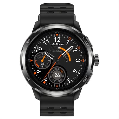 Ulefone Armor Watch Pro Smartwatch – 1.50' AMOLED – GPS – 8 dagen Batterijduur – 100+ Sportmodi – Hartslag & SpO₂ – Bluetooth 5.3 – 5ATM – IP68/IP69K & MIL-STD-810H