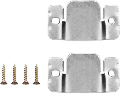 Modulaire bankstekker - Meubelverbinder - Bank verbinden - Robuuste constructie - 2 stuks - Zilver