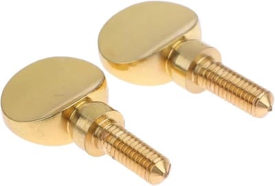 Saxofoon Schroef - Hals Bevestiging - Muziek Maken - Verbeterde Vingergrip - 2 Stuks - Goud