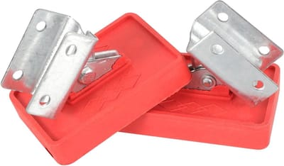 Laddervoetkussens - Ladderstabilisator Vervanging - Veilig Werken - Antislip Onderkant - 9.6x6.5CM - Rood