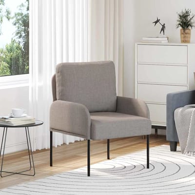 vidaXL - Banken - Taupe - 60 - x - 56 - x - 80 - cm - Multiplex