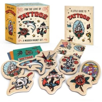 For The Love Of Tattoos: A Wooden Magnet Set - Rp Minis - Verena Hutter