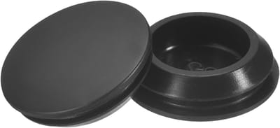 8 Stuks Silicone Stopper Rond Rubber Stops voor 22-24mm Gaten, Waterdichte Meubelstoppen, Zwarte Eindkappen voor Meubels en Apparaten
