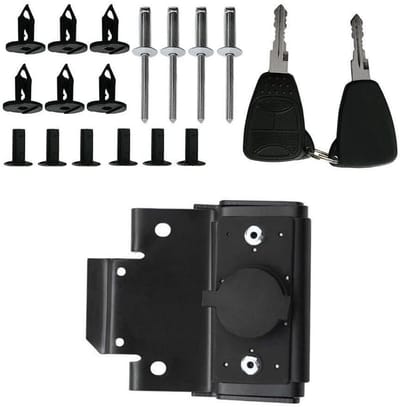 Dailygoods - Hood Lock met Sleutels voor J-E EP Wrangler 2007-2016