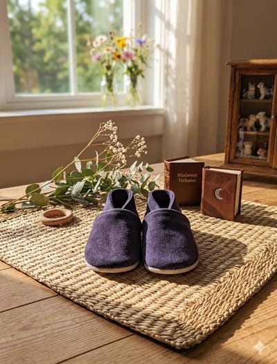 Stabifoot Babyslofjes – Zacht Leer – Cadeaudoos - Linnen zakje - Barefoot - MARINO 18 - 24
