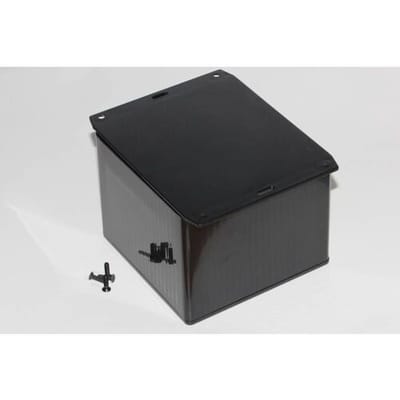 Hammond Electronics 1591VF2BK Universele behuizing 120 x 120 x 94 ABS Zwart 1 stuk(s)