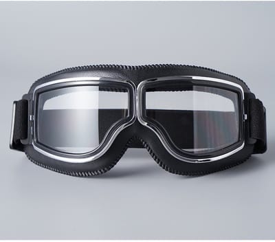 Motorbrillen, offroad motorbrillen, vintage sportbrillen, heren motorbrillen, anti-condens, stofdicht, anti-UV, geschikt voor motorfietsen, fietsen, racen, skiën