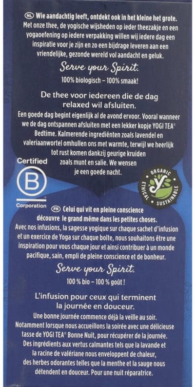 Yogi tea Biologische Thee Bedtime - 3 x 17 stuks - Voordeelverpakking