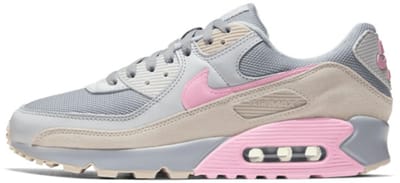 Nike Nike Air Max 90 (Vast Grey - Pink - Sneakers - Unisex - Wolf Grey)