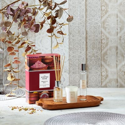 Morrocan Spice Geurstokjes met verstuiver , roomspray en geurkaars