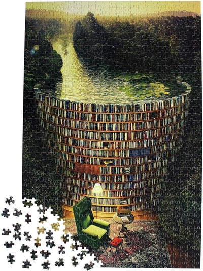 Houten Puzzel - Legpuzzel 1000 - Ontspanning Thuis - Lindehout Materiaal - 75 x 50 cm - Meerdere Kleuren