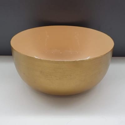 Schaal Candy zalmroze / goud