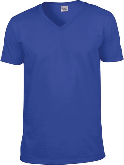 Gildan Softstyle Euro Fit Adult V-neck T-shirt GI64V00 - Royal Blue - XL