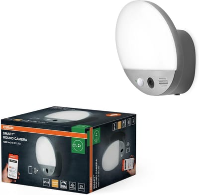 Slimme Buitenlamp - Wandlamp Camera - Beveiliging Huis - Bewegingsmelder WiFi - IP44 Bescherming - Warm Wit