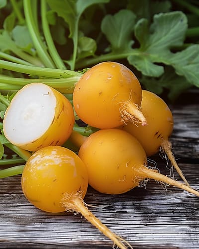 2 sets - Radijs Zaden Zlata Geel Rond Raphanus Sativus Eenjarig