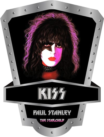 Signs USA - Muziek schild - hoog - Kiss - Paul Stanley - 40 x 52,5 cm