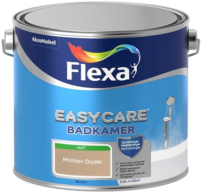 Flexa - Easycare Badkamer - Midden Dadel - Mengverf - 2,5 L