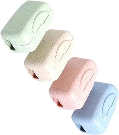 Tandenborstelkap - Reisbeschermer - Hygiënisch Opbergen - Gemakkelijk Openen - 4 Stuks - Diverse Kleuren