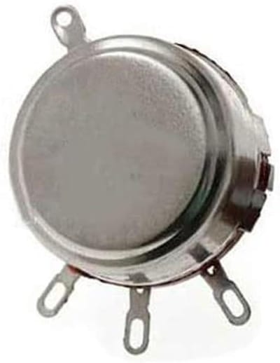 Variabele Weerstand - Potentiometer - Elektronische Regeling - Metaallegering Constructie - 100K Ohm 2W - Zilverkleurig