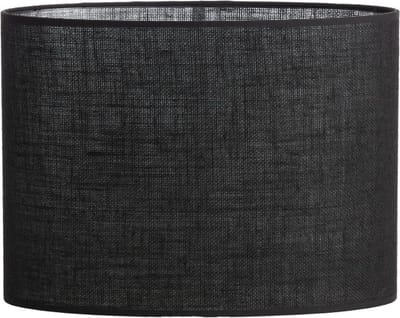 Light & Living Lampenkap ovaal Sendai - Zwart - 30x15x25cm - Modern