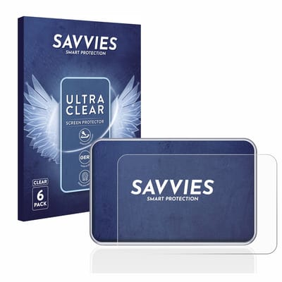 Savvies - Screenprotector voor Tandem diabetes care t:slim X2 Insulin Pump - Folie Beschermfolie transparant 6 Stuks