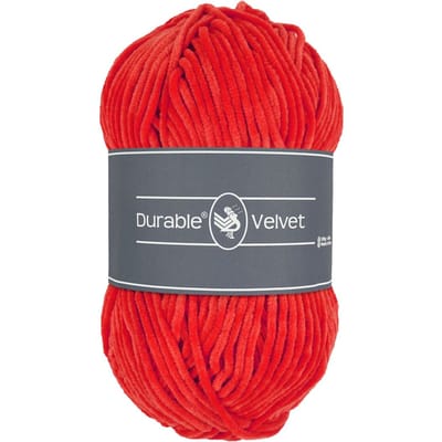 Durable Velvet - 318 tomato - Chenille Garen