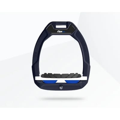 Veiligheidsstijgbeugels Paardrijden Verpakt Grip Groen/Wit/Blauw Flex-On Safe-On