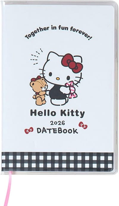 Sanrio Pocket Date Book 2026 Hello Kitty Paper begint in oktober Compact formaat notitieboek dagboek 622915