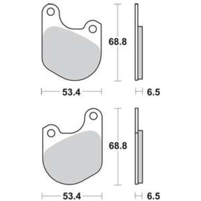 Remblokset TRW MCB511