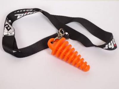 oranje uitlaatdemper kap 14 tot 37mm voor enduron cross quad motoren