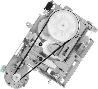 Mechanisme voor bandrecorder - Cassettedeck kern - Muziek reparatie - Precisie productie - 12.5x8cm - Zilver