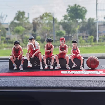 SLAM DUNK Anime Merchandise Actiefiguur Sakuragi Hanamichi Rukawa Kaede Auto Bureau Decoratie Accessoires Cadeau gray