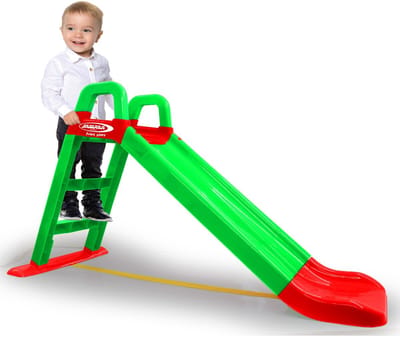 Jamara Glijbaan - 460502 Glijbaan Junior - Licht Groen met Rood - 145x59x79cm