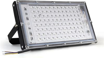 UV schijnwerper - Ultraviolet lamp podiumlamp - Feestverlichting - Zwarte licht golflengte - 100W - Zwart