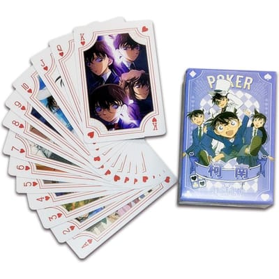 Conan Speelkaarten Bordspellen Anime Kind Kinderen Speelgoed Kinder Speelgoed Deck Kaartspel Set Manga Demon Slayer Jujutsu Kaisen