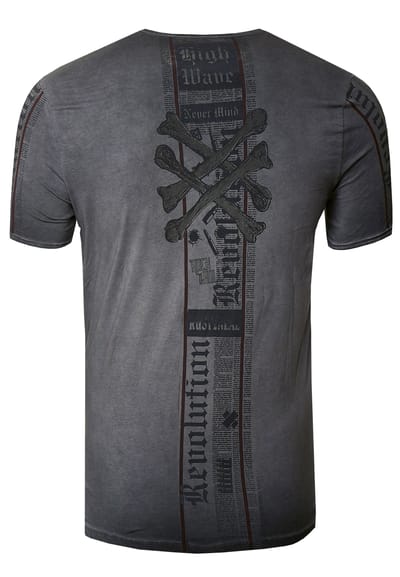 T-shirt met voor- en achterkant bedrukt