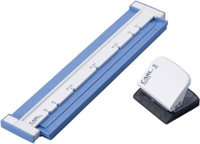 Meetinstrument Perforator voor Kantoor - 26 of 30 Gaten - Blauw