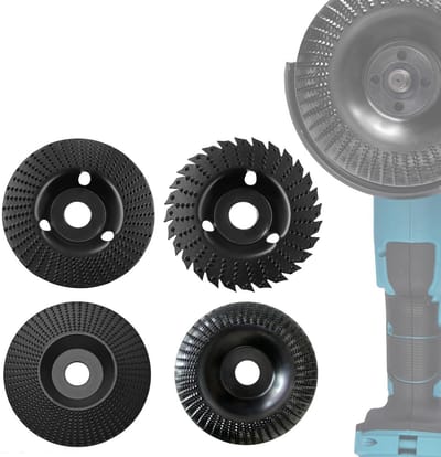 Freesschijven voor haakse slijper - 4 stuks, 125 mm, ideaal voor houtbewerking en schuren