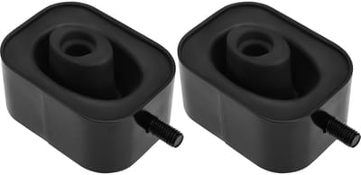 Dailygoods - Uitlaat ophangrubber - Vibration-demping - 2Pcs - Geschikt voor Vauxhall Astra J en Insignia A - Verbeterde rijcomfort
