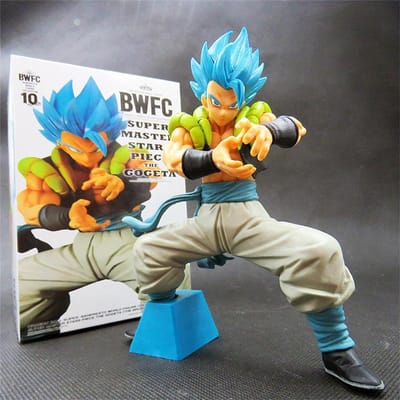 17CM Anime Dragon Ball Super: Broly Gogeta Super Saiyan God Super Saiyan Lichte Kleur Model Speelgoed Cadeau Verzameling Actiefiguur With box white